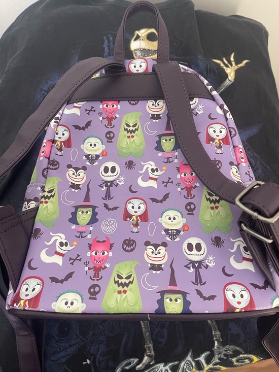 New The Nightmare Before Christmas Purple Character Mini Backpack main image 4